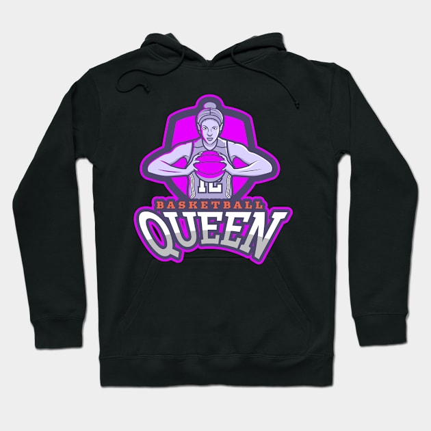 Basketball Queen Hoodie by Queen 1120